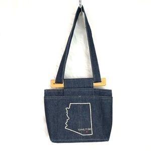 Tombstone Arizona denim high quality handmade bag